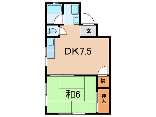 ビル住吉Ⅰの物件間取画像